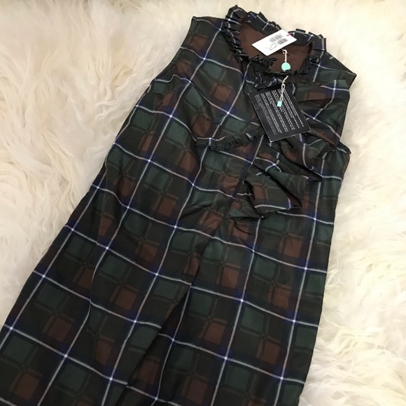 See by Chloe Riffle-Accented Shift Dress